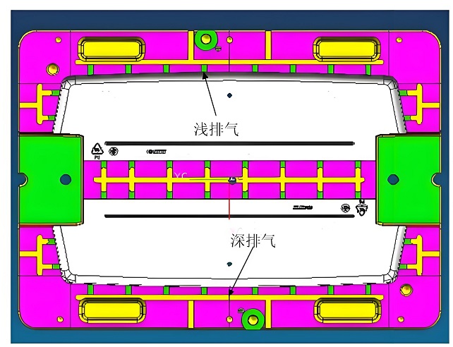 在塑胶模具中加排气的注意事项